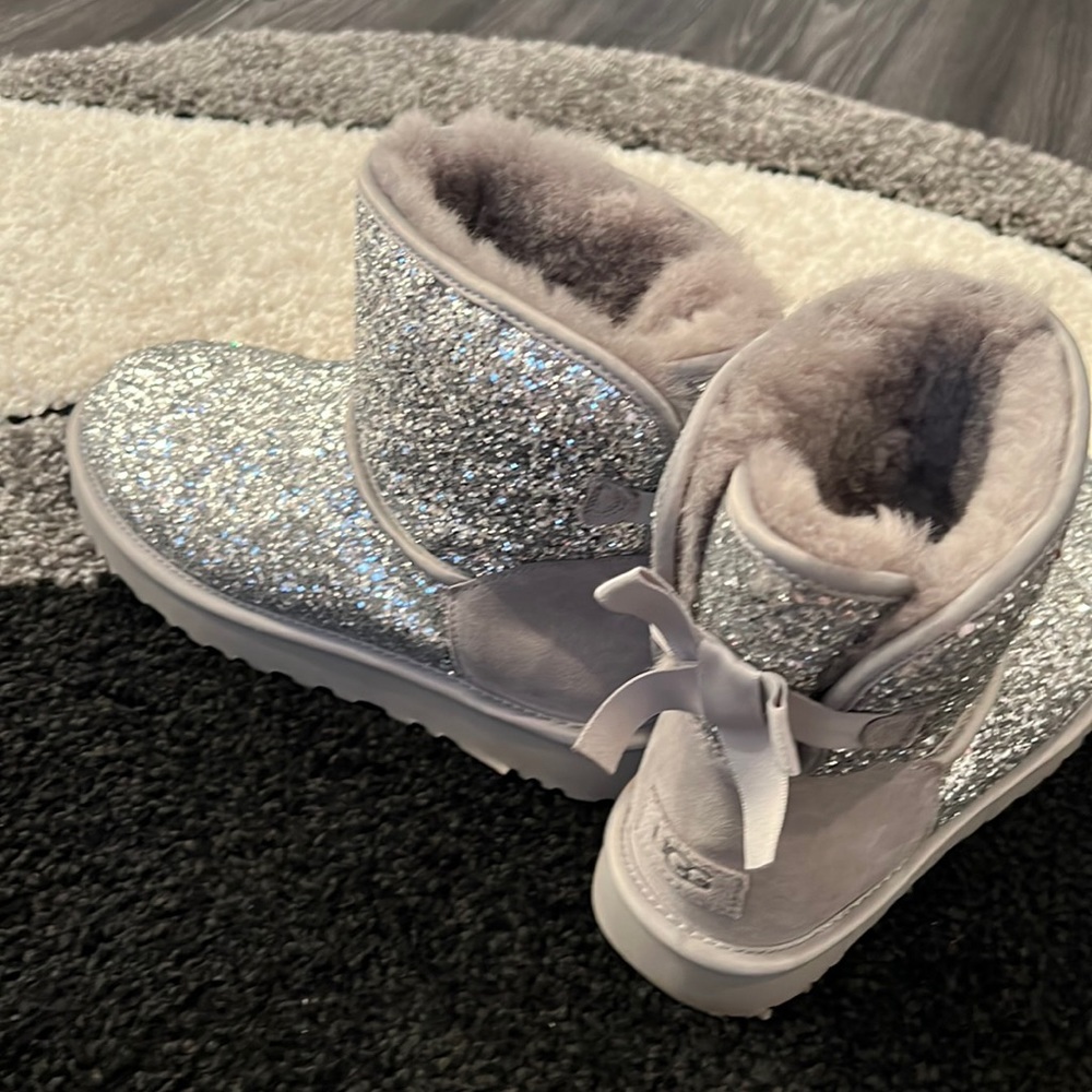 Ugg sparkle bow boots